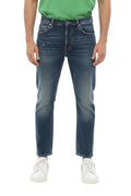 Dark Blue Mid Rise Jeans 1