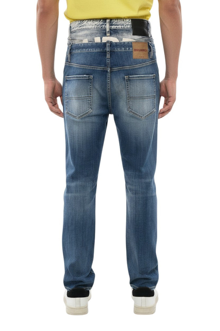 Navy Blue High Rise Jeans 2