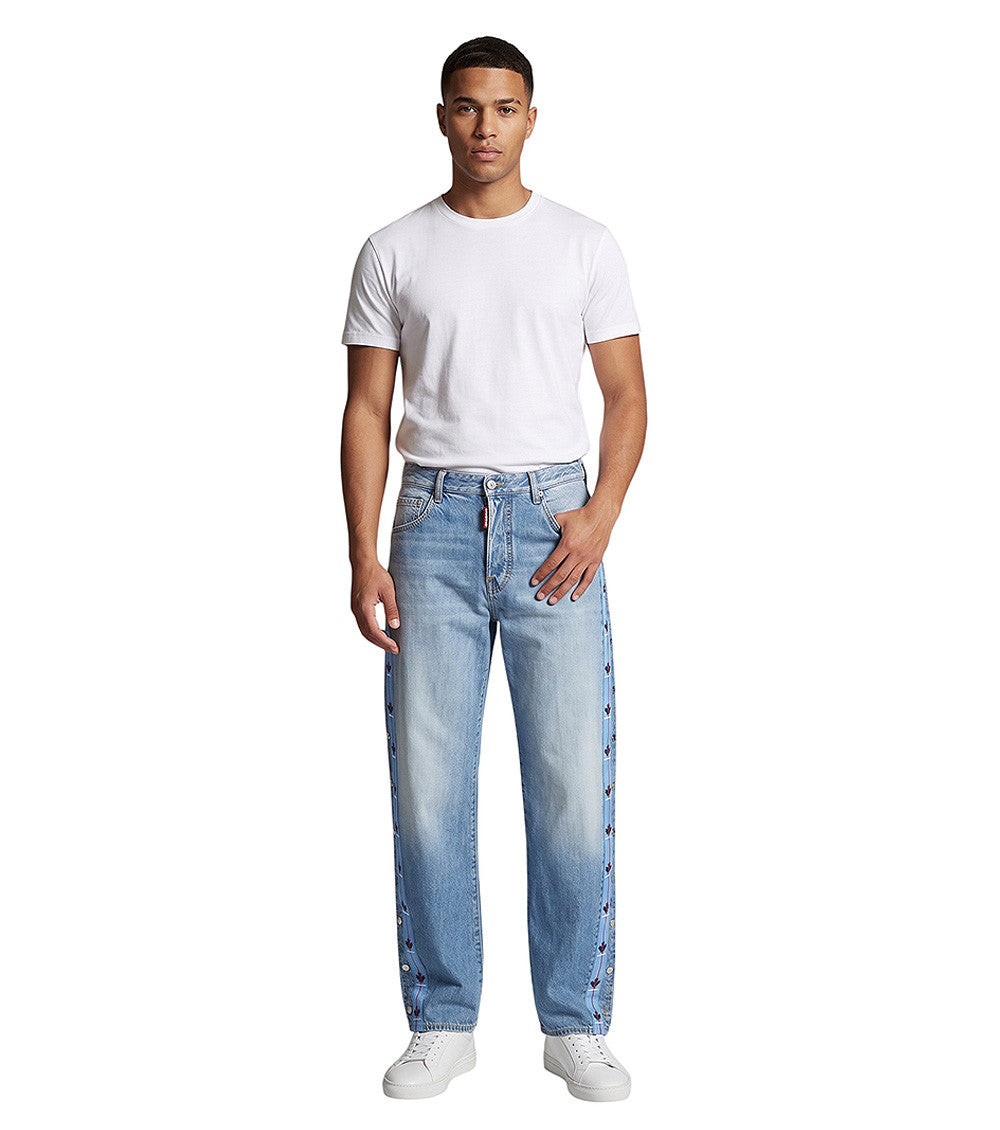 Navy Blue Mid Rise Jeans 2