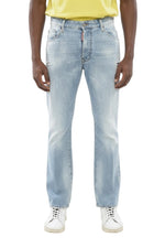 Blue Mid Rise Jeans 1