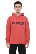 Red Relaxed Logo Hoodie 1