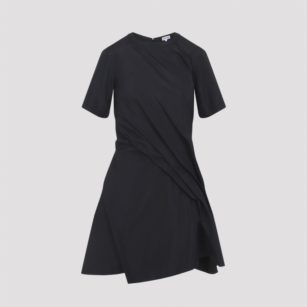 Black Twisted Mini Dress 2