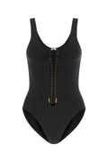 Black Stretch Nylon Swimsuit 1