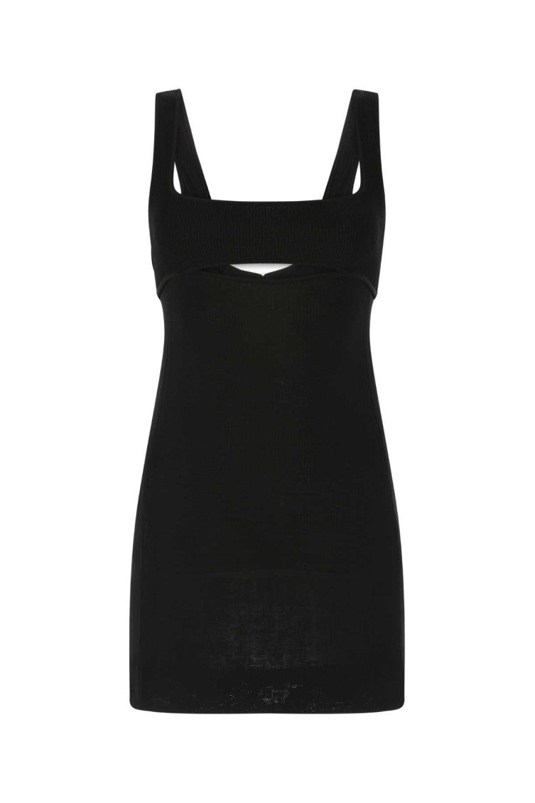 Black Sleeveless Mini Dress 1