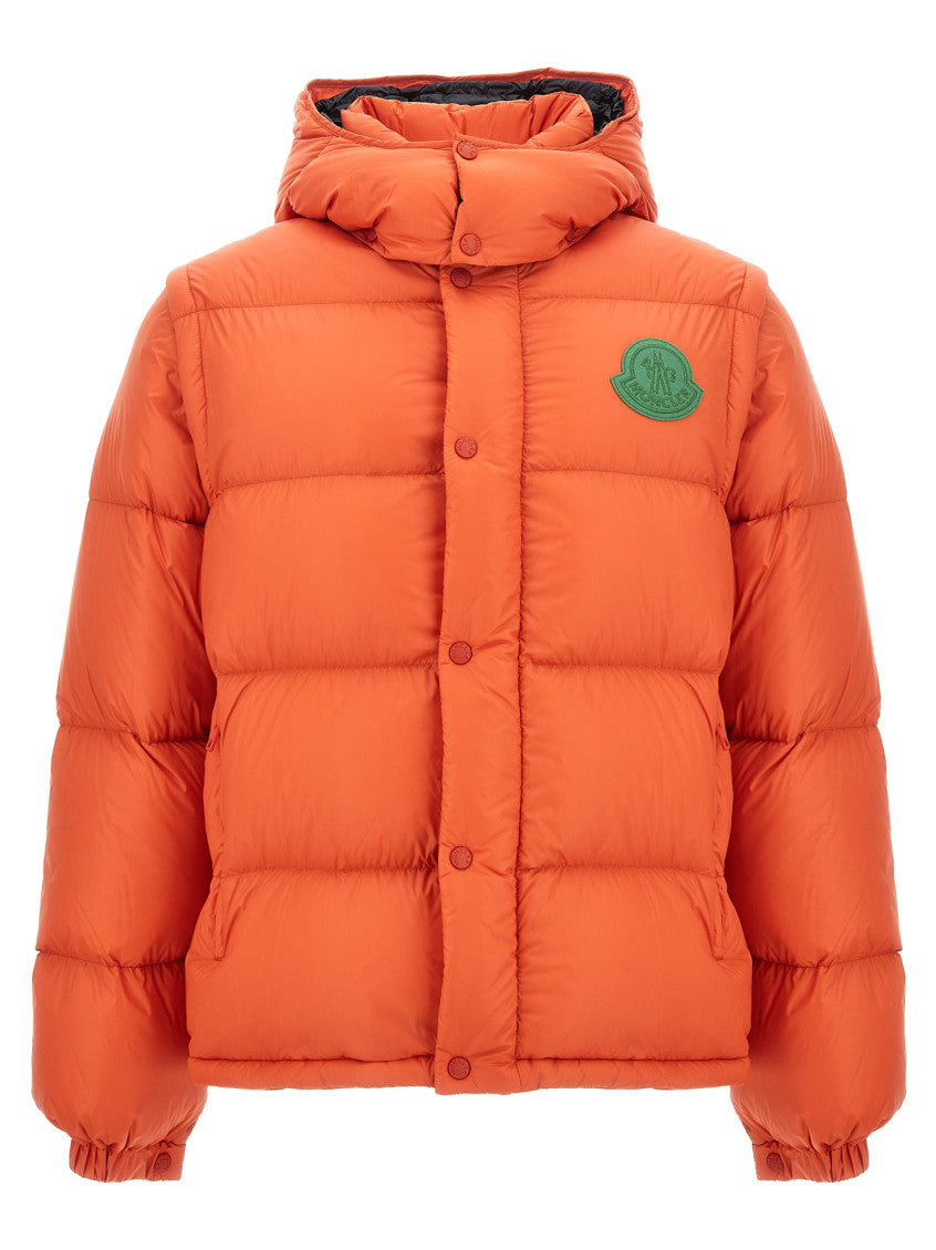 Orange 2 in 1 'Cyclone' down jacket 1