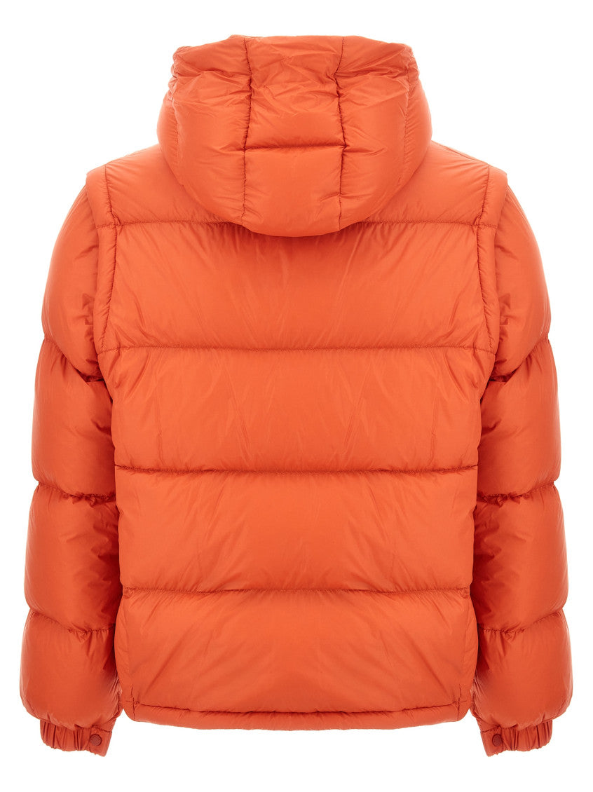 Orange 2 in 1 'Cyclone' down jacket 3