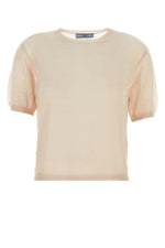 Skin pink cashmere sweater 1