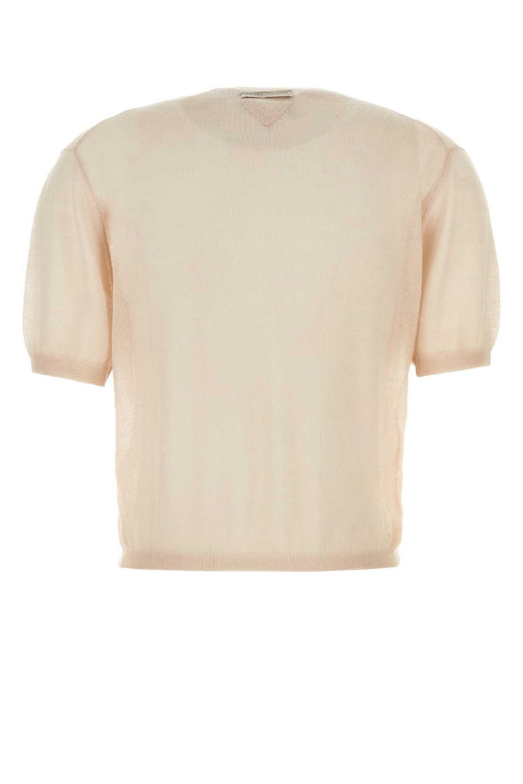Skin pink cashmere sweater 2