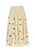 Cream cotton skirt 1