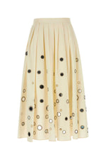 Cream cotton skirt 1