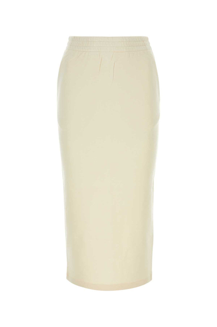 Cream cotton skirt 1