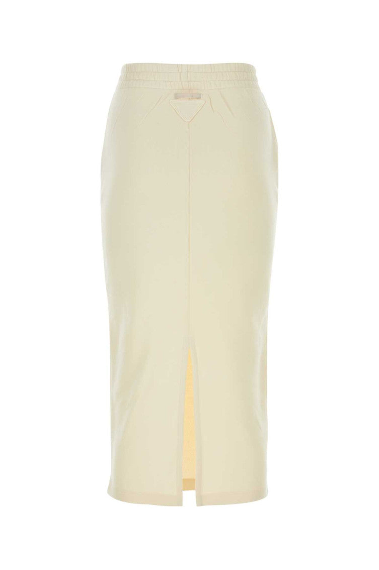 Cream cotton skirt 2