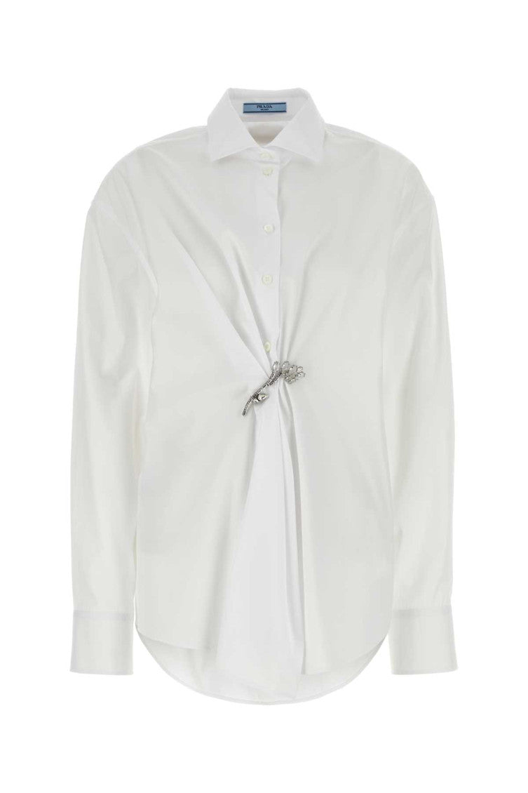 White poplin shirt 1