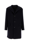 Midnight blue wool blend coat 1