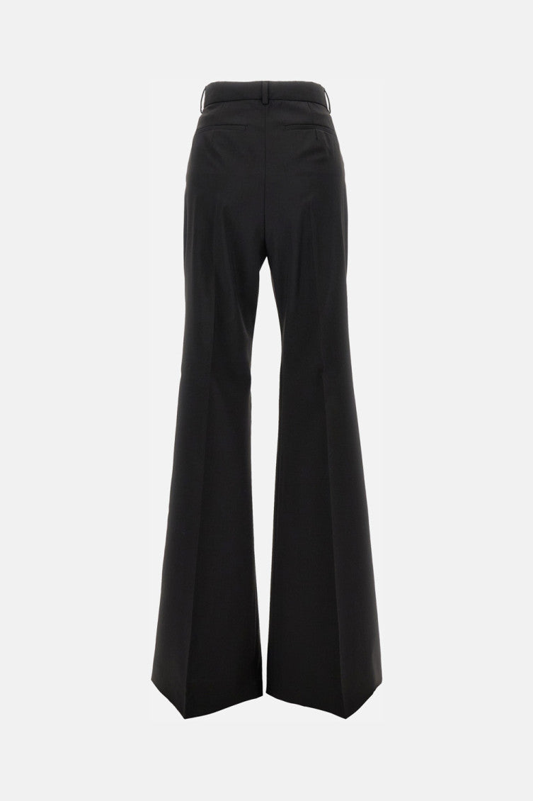 Dark Brown Flared Pants 2