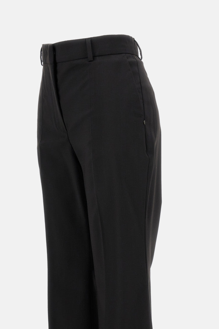 Dark Brown Flared Pants 3