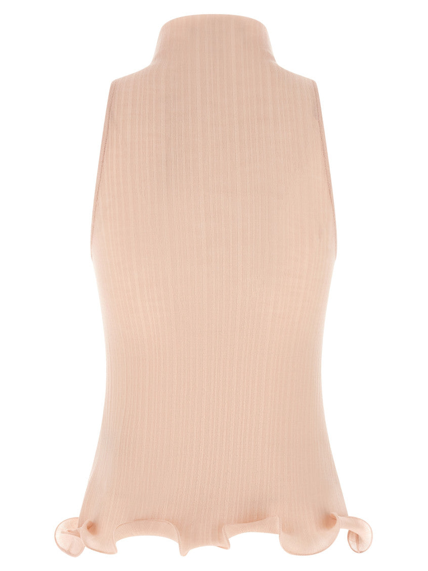 Pink Ruffled top 2