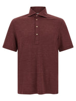 Maroon Shirt Collar Polo 1