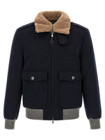 Blue Regular Bomber Jacket 1