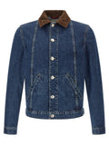 Blue Shirt Collar Jacket 1