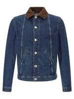 Blue Shirt Collar Jacket 1