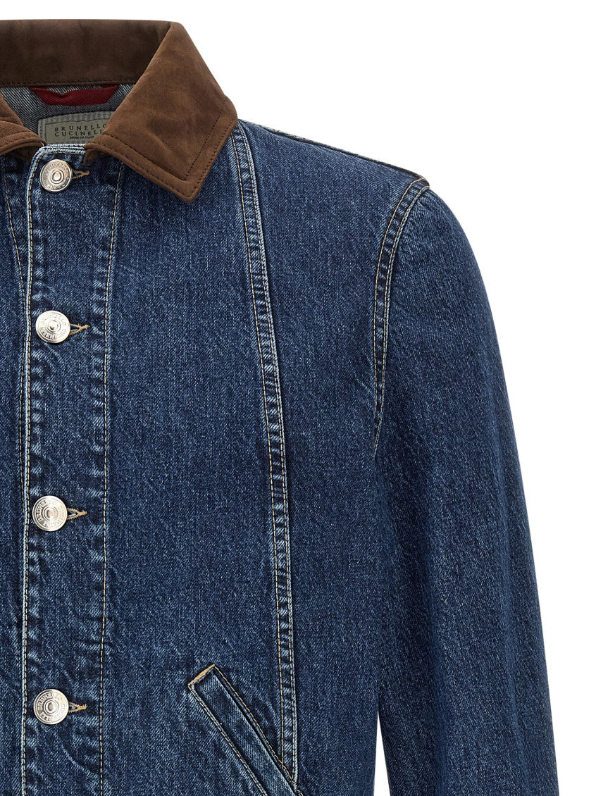 Blue Shirt Collar Jacket 3