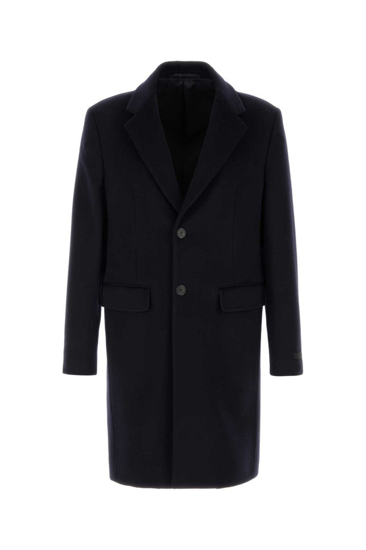 Dark Navy Tailored Coat 1
