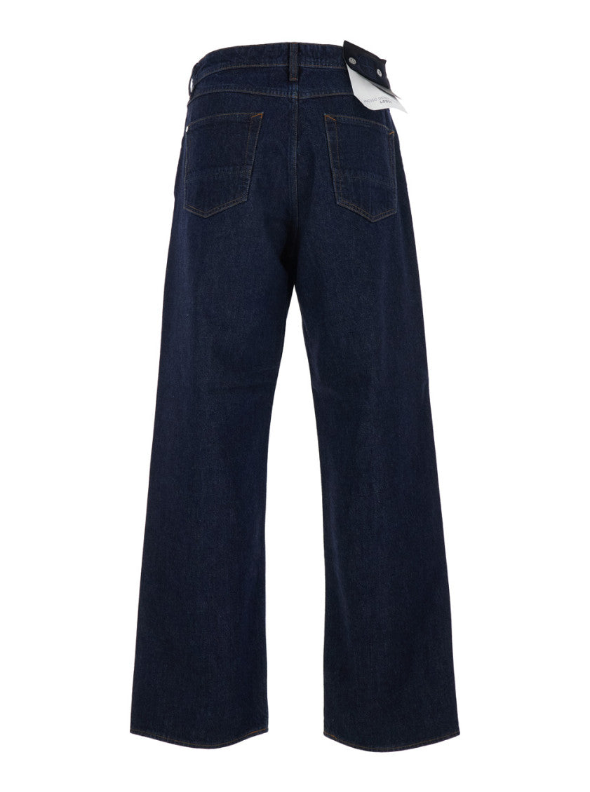 Blue High Rise Jeans 2