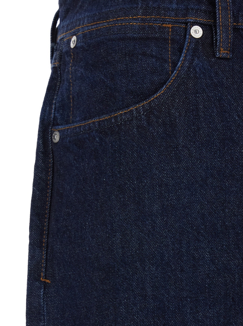 Blue High Rise Jeans 3