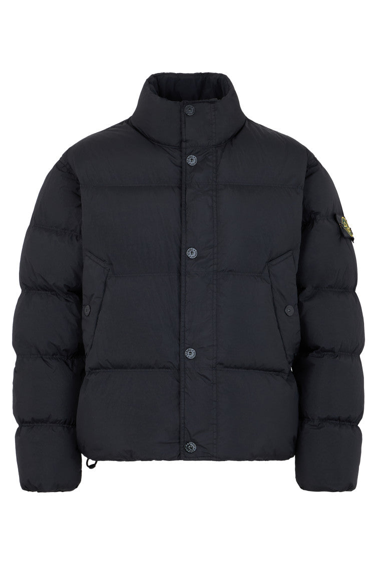 Black Mock Collar Jacket 1