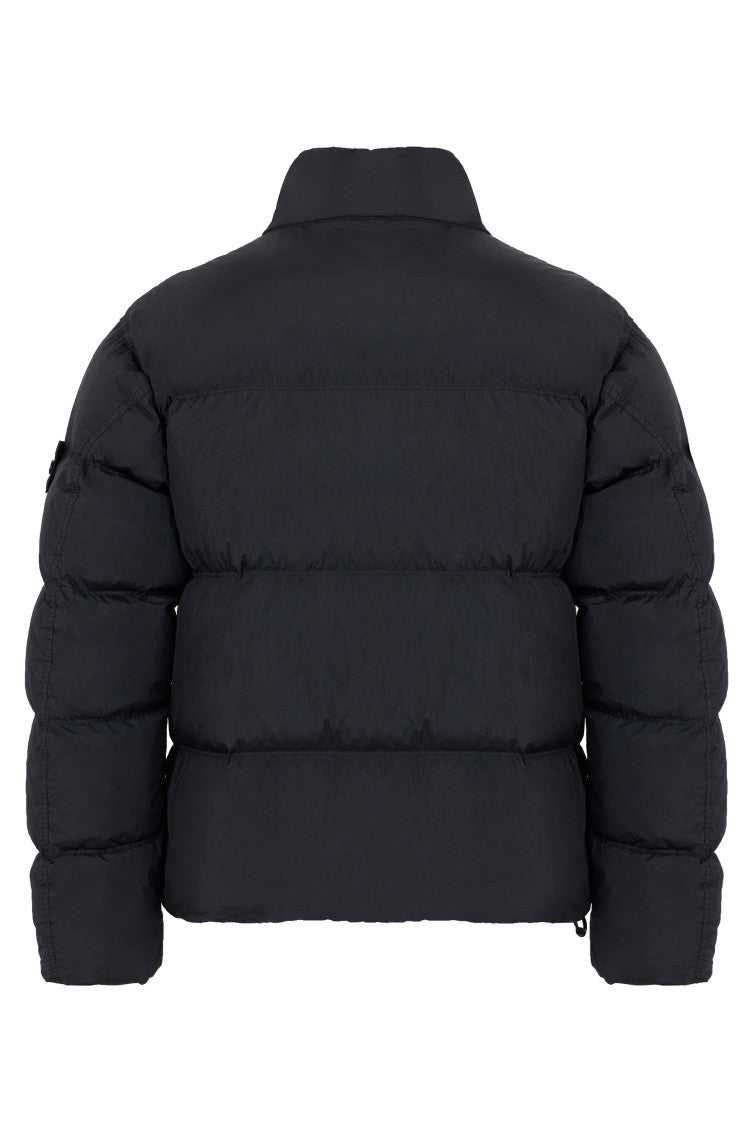 Black Mock Collar Jacket 2
