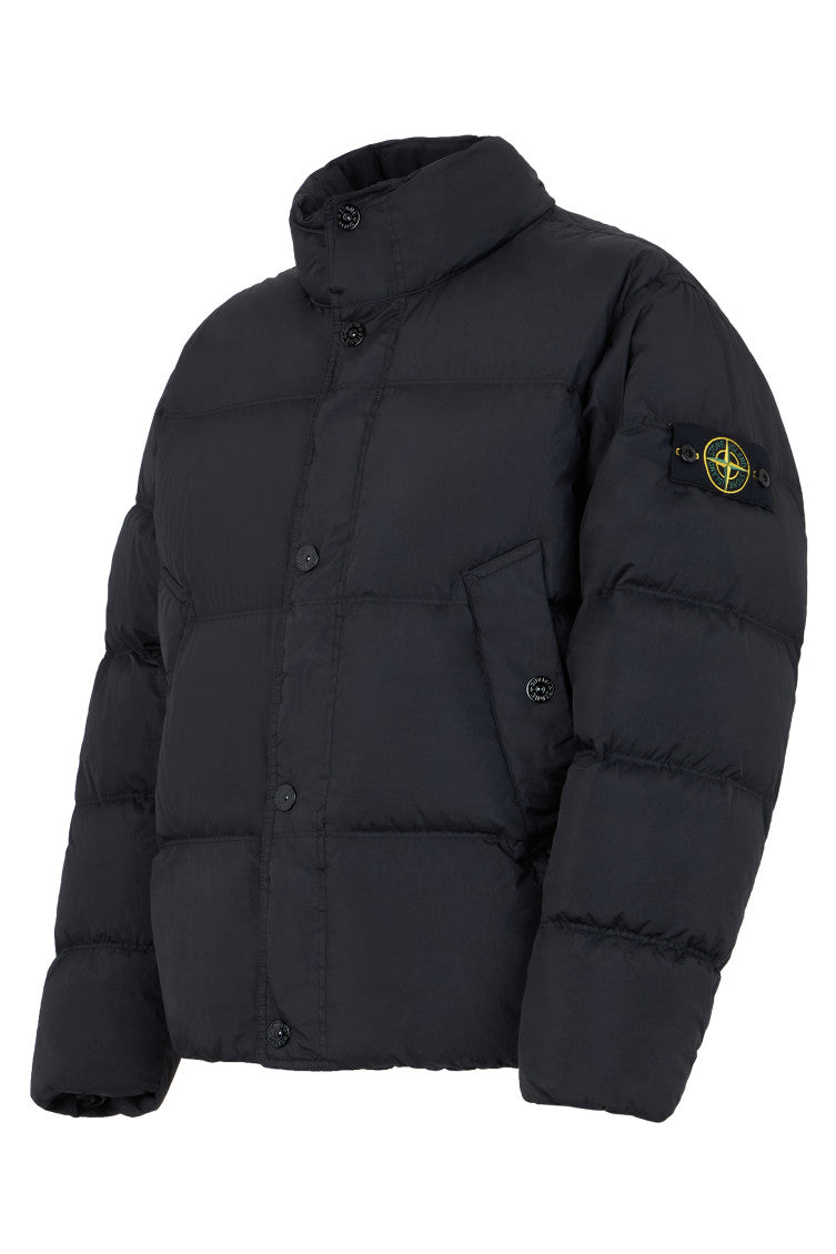 Black Mock Collar Jacket 3