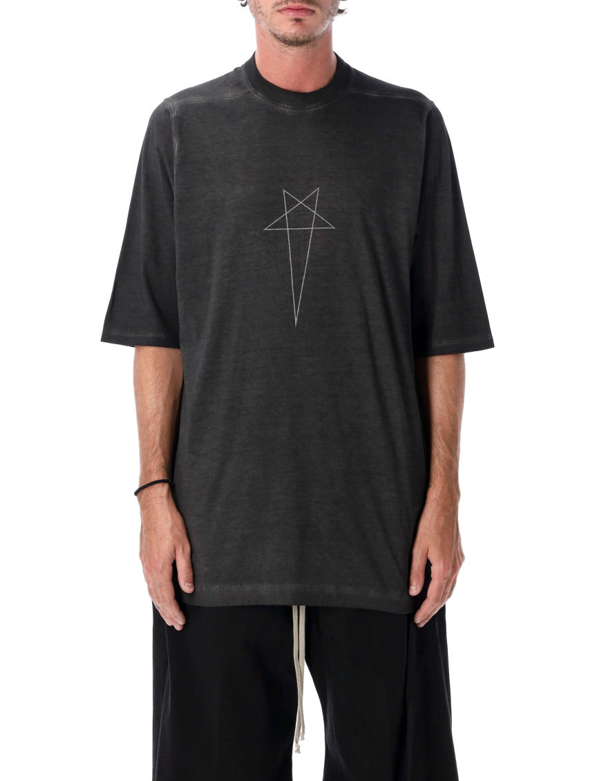 Black Printed Oversized T-Shirt 1