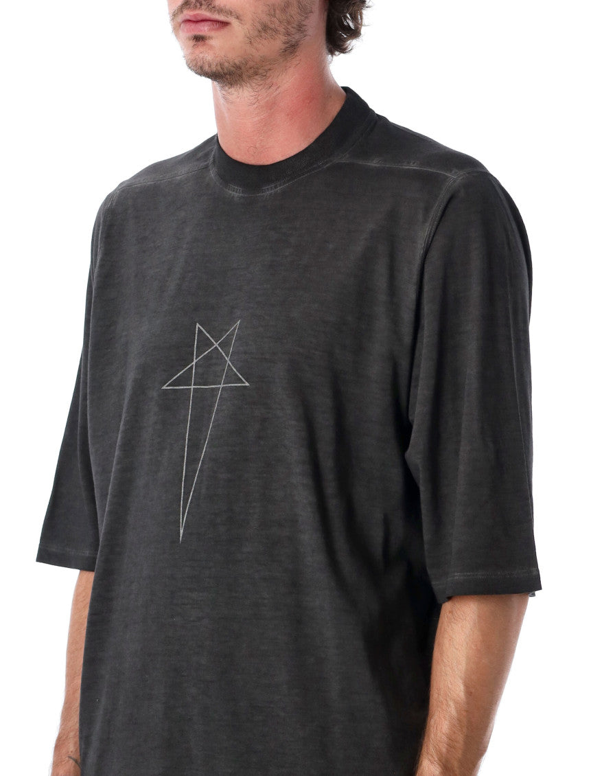 Black Printed Oversized T-Shirt 3