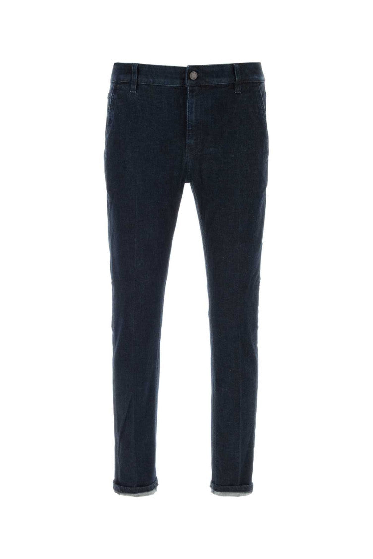 Blue Mid Rise Jeans 1