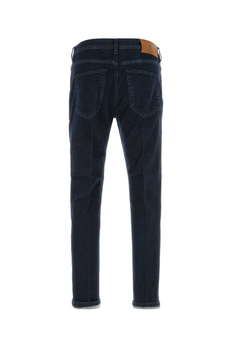 Blue Mid Rise Jeans 2