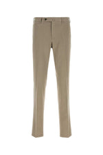 Beige Flat Front Pants 1