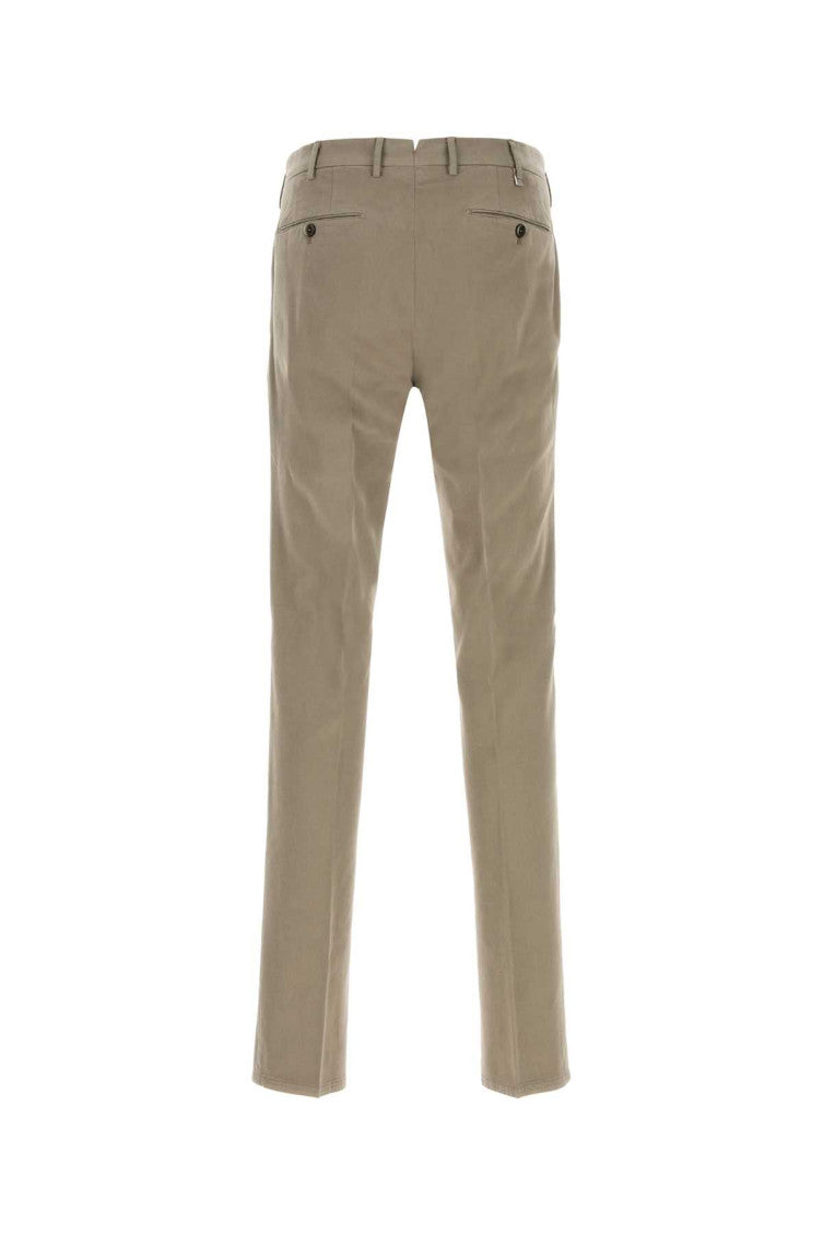 Beige Flat Front Pants 2
