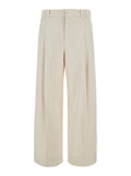 Off White Regular Pleated Pants 1