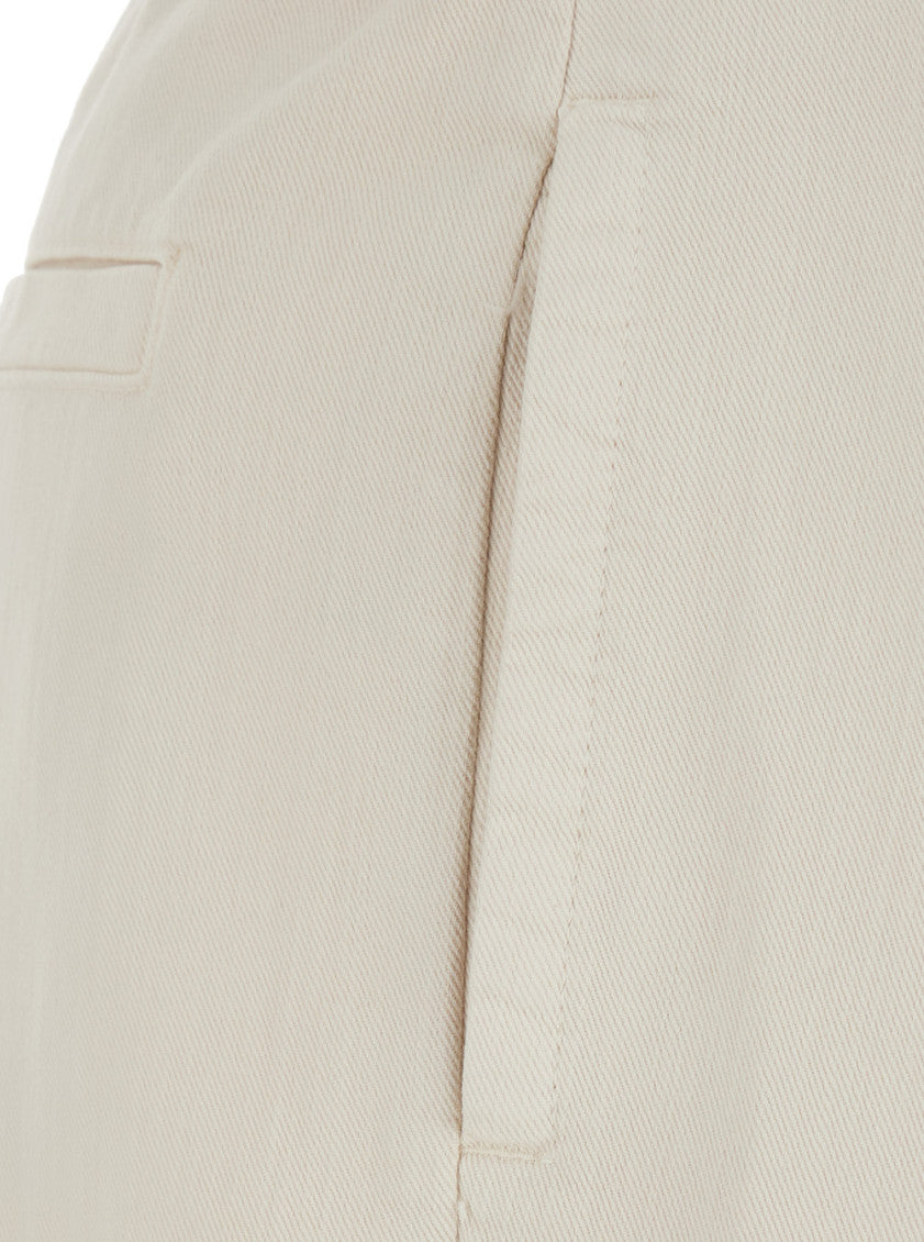 Off White Regular Pleated Pants 3