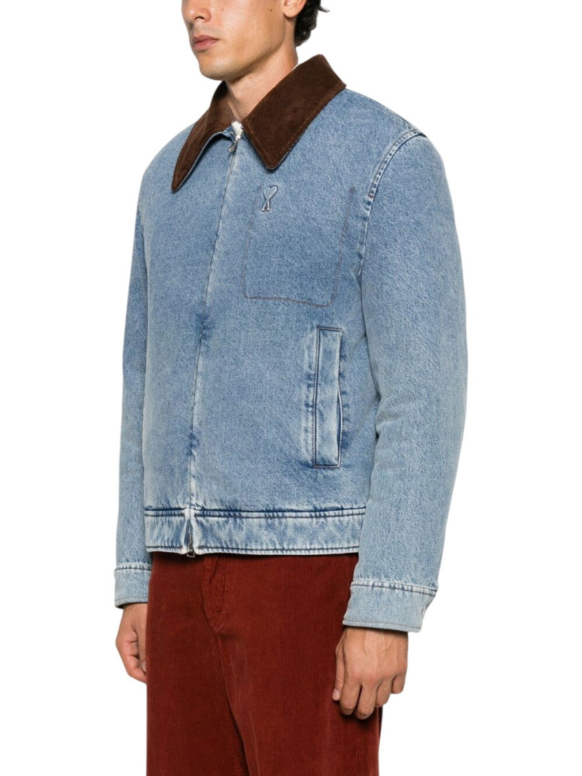 Light Blue Logo Denim Jacket 2