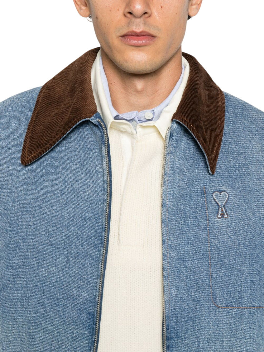 Light Blue Logo Denim Jacket 4