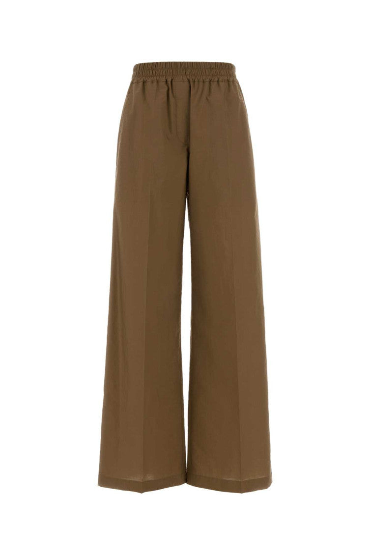 Brown Loose Elasticated Pant 1