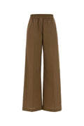 Brown Loose Elasticated Pant 1