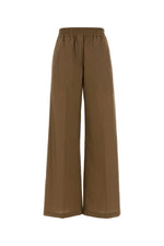 Brown Loose Elasticated Pant 1
