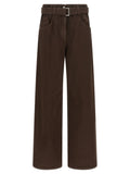 Brown Regular Flat Front Pant 1