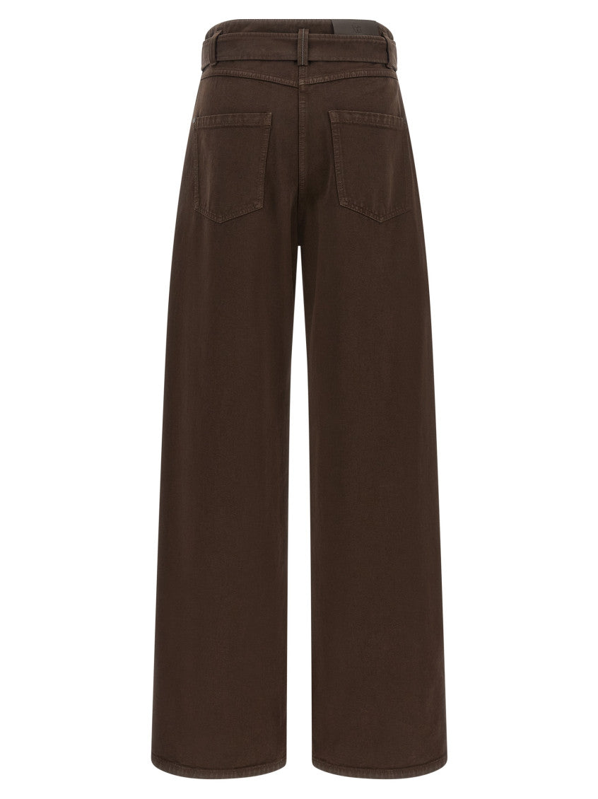 Brown Regular Flat Front Pant 2