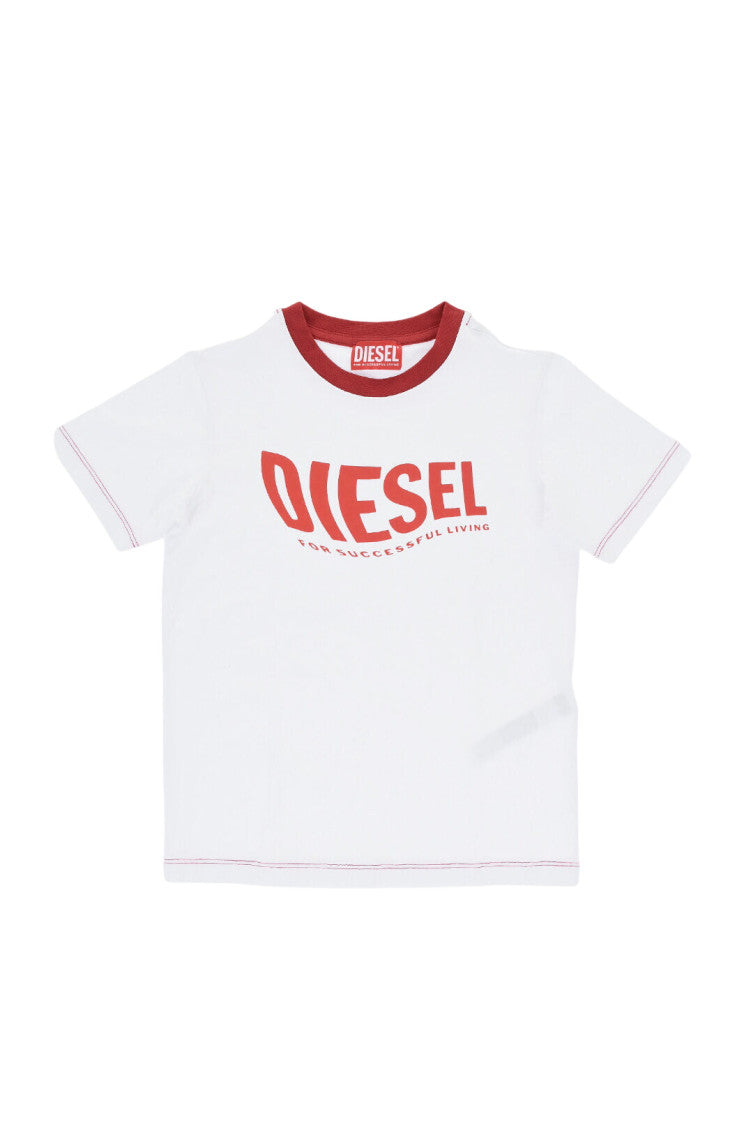 Boys White Logo T-shirt 1