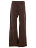 Dark Brown Regular Flat Front Pant 1