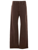 Dark Brown Regular Flat Front Pant 1